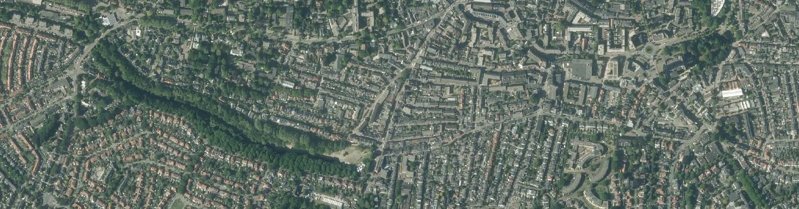 Luchtfoto van Havenstraatbuurt