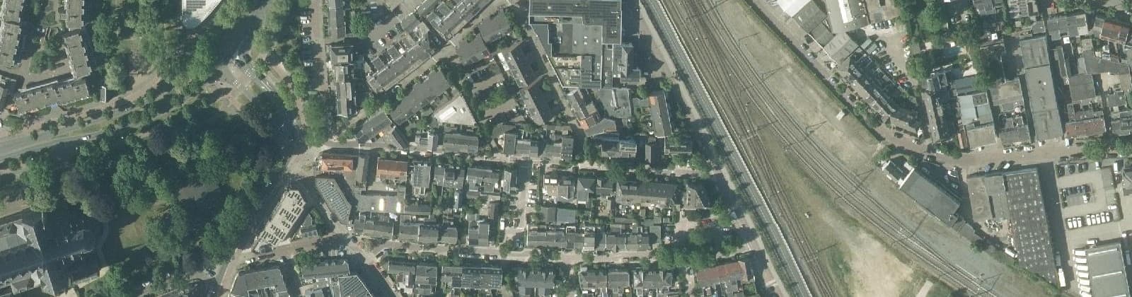 Luchtfoto van Sint Vitusbuurt