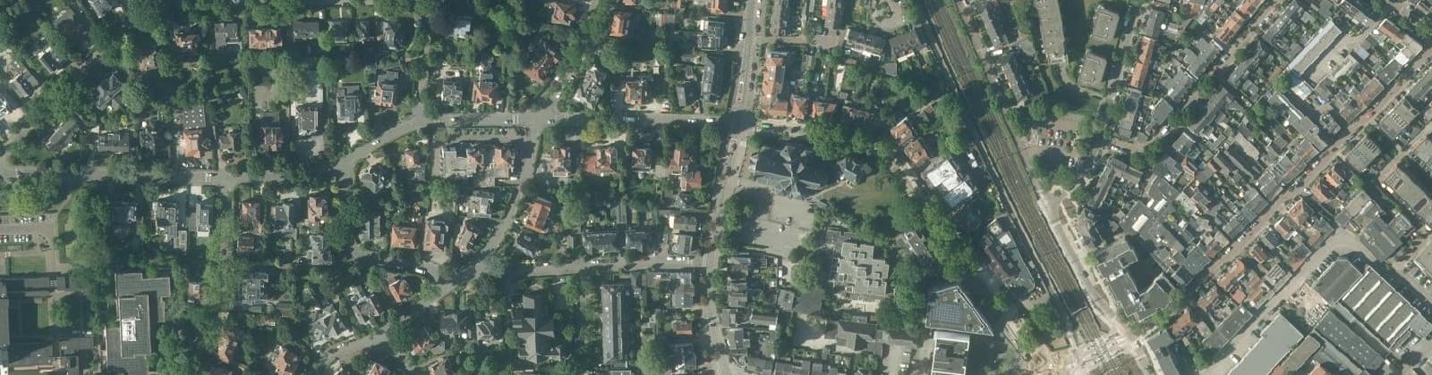 Luchtfoto van Langgewenstbuurt
