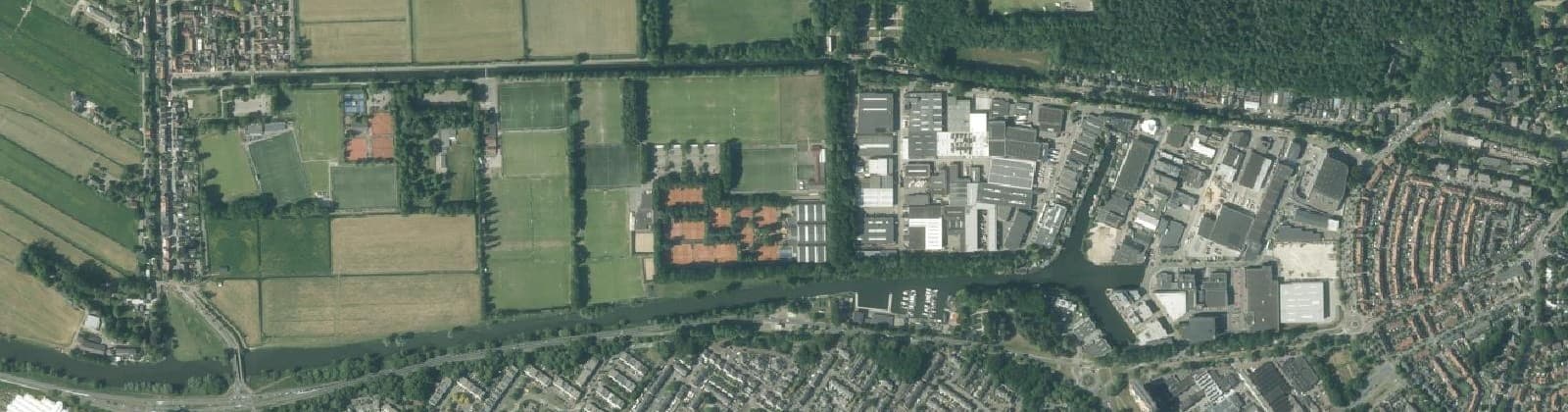 Luchtfoto van Havenkwartier