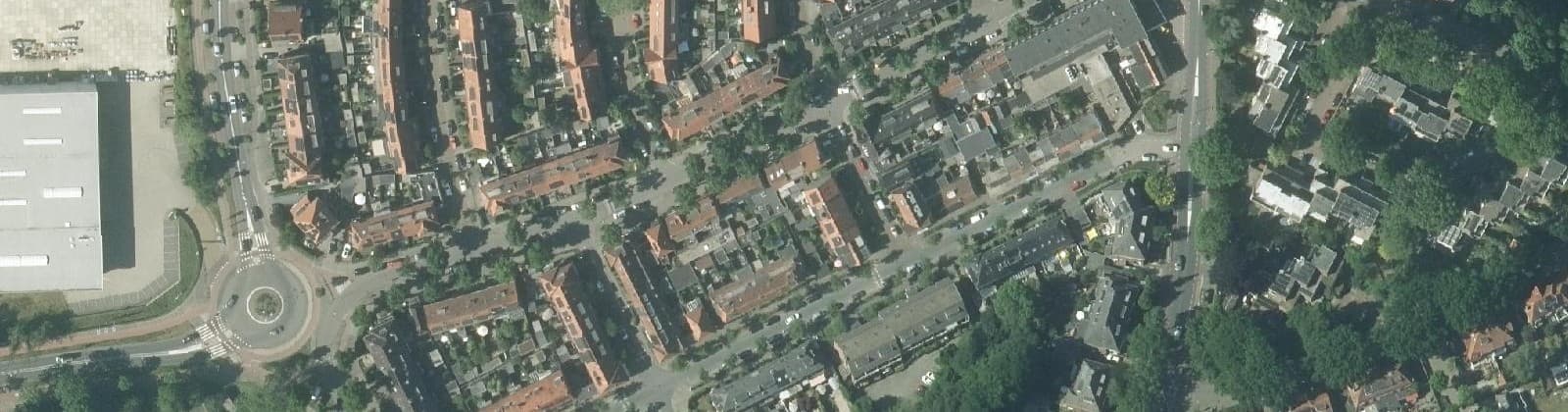 Luchtfoto van Het Rode Dorp