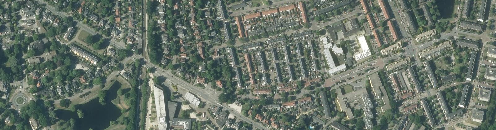 Luchtfoto van Arenaparkkwartier