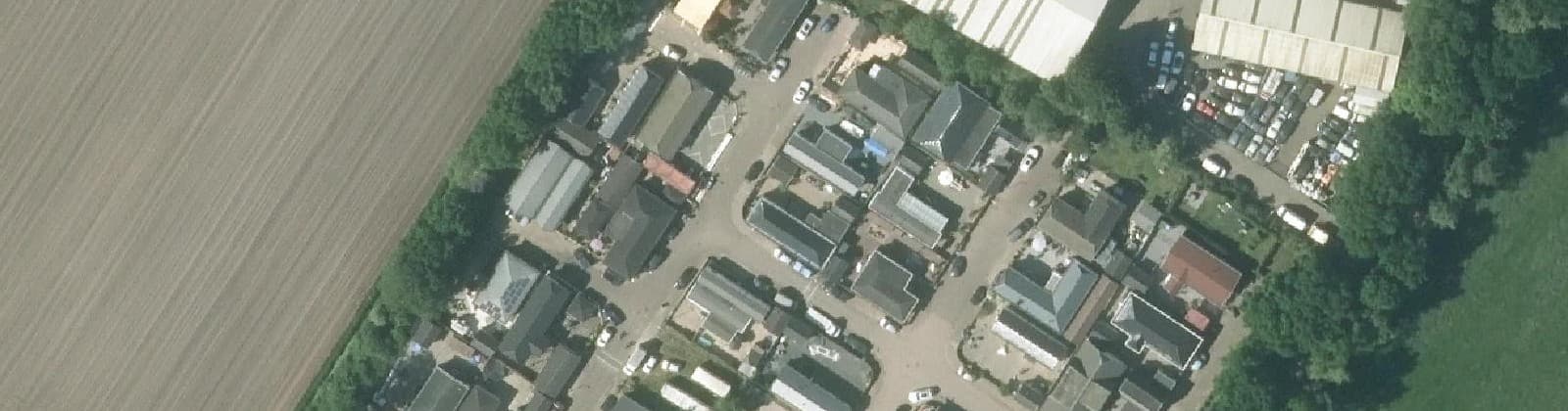 Luchtfoto van Egelshoek