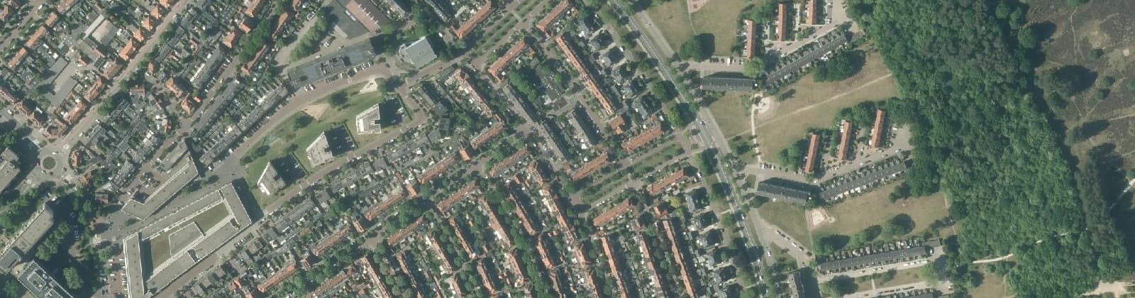 Luchtfoto van Astronomische Buurt