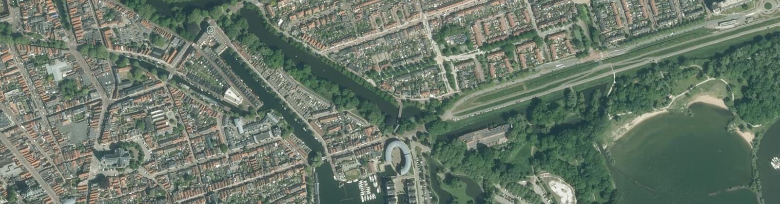 Luchtfoto van Binnenstad - Buurt 10 00