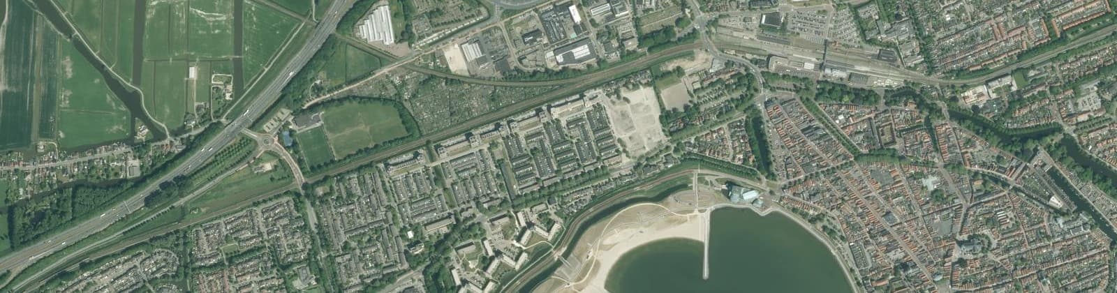Luchtfoto van Grote Waal - Buurt 13 01