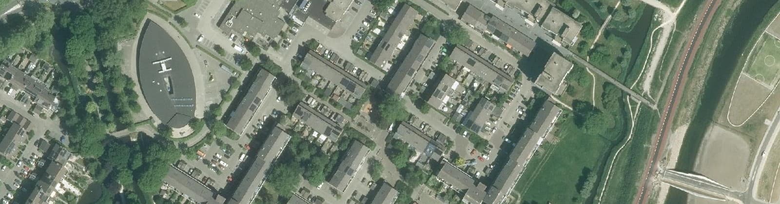 Luchtfoto van Grote Waal - Buurt 13 04