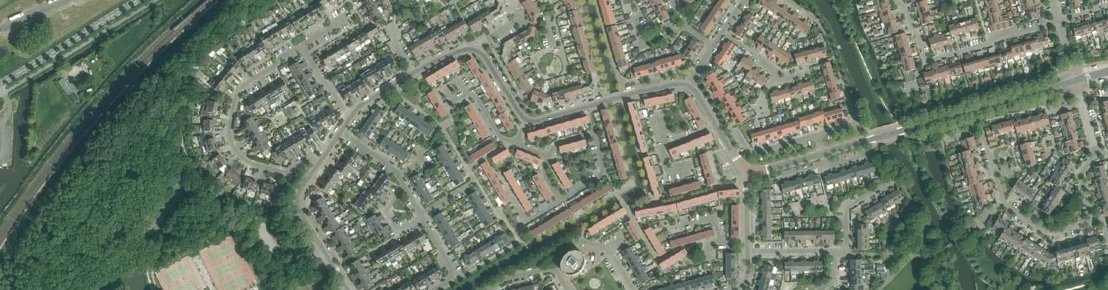 Luchtfoto van Grote Waal - Buurt 13 07