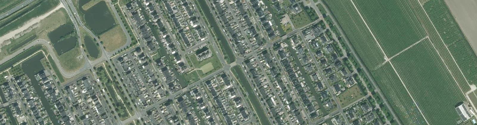 Luchtfoto van Bangert en Oosterpolder - Buurt 35 02