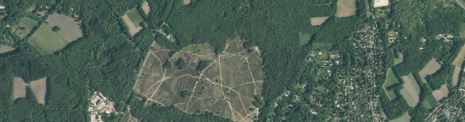 Luchtfoto van Tafelberger Heide