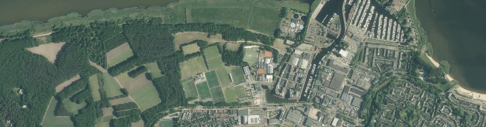 Luchtfoto van Wolfskamer