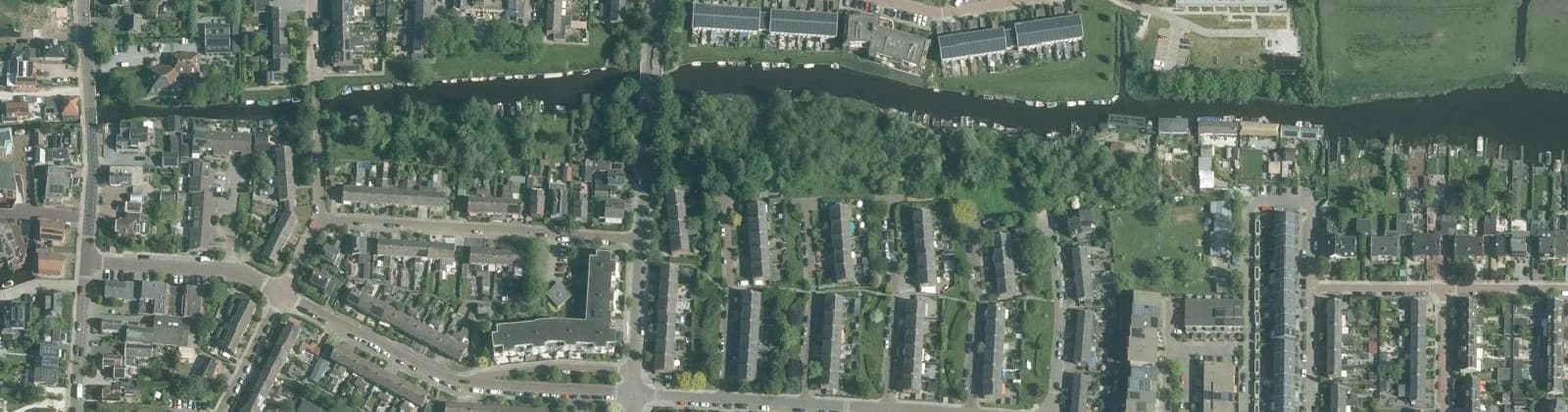 Luchtfoto van Oude dorp