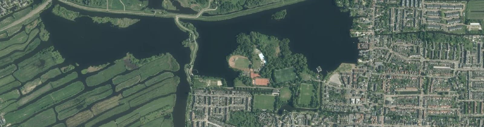 Luchtfoto van Sportpark