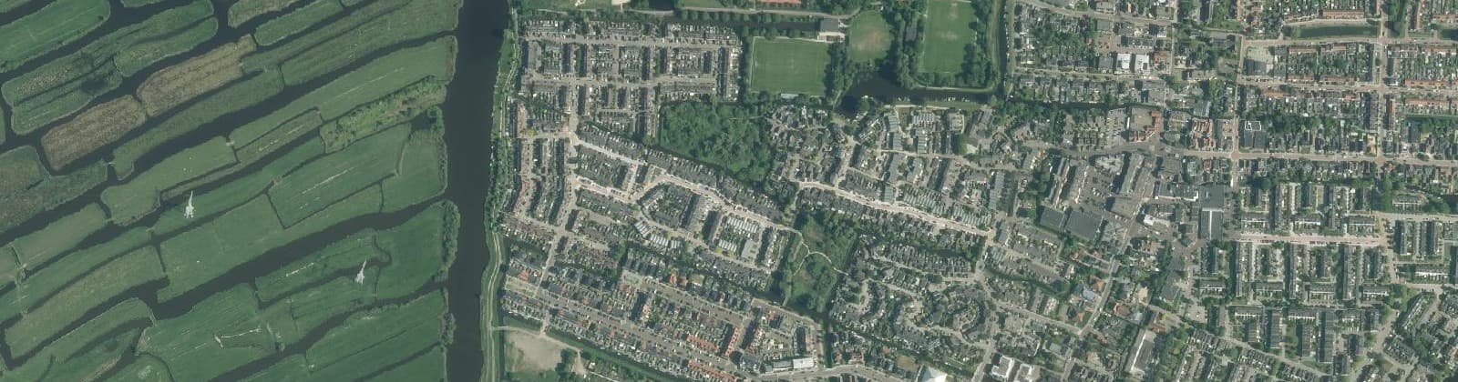 Luchtfoto van Luijendijk