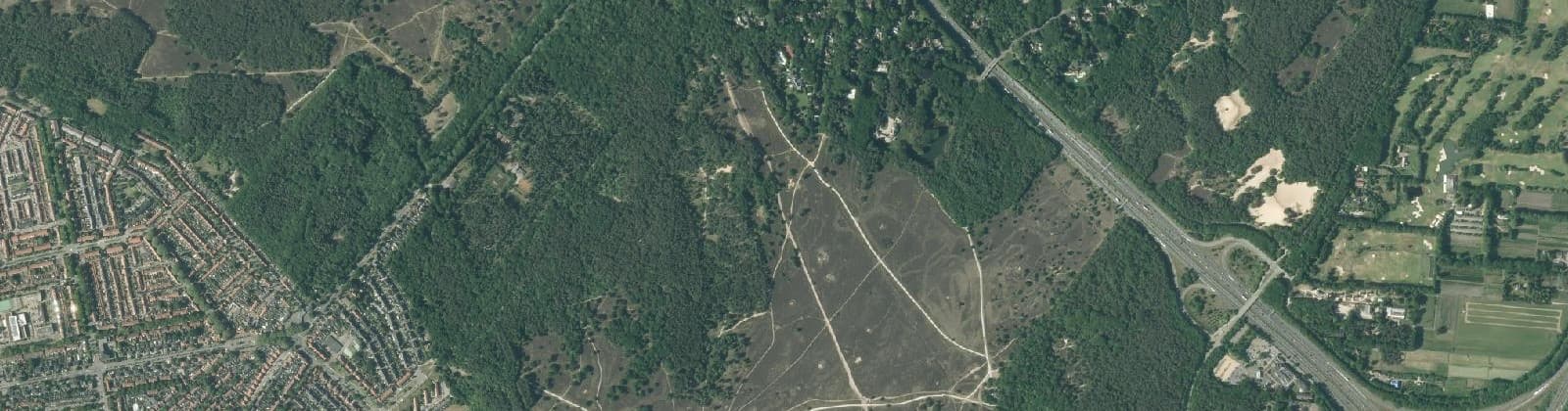 Luchtfoto van Laren-Natuurgebied