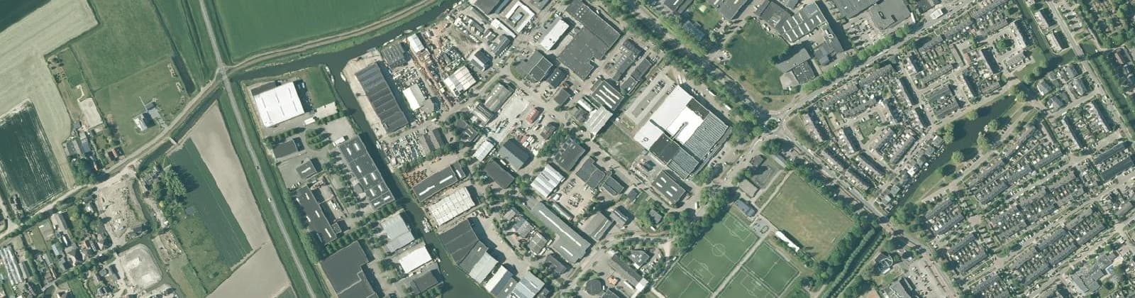 Luchtfoto van Medemblik Bedrijventerrein