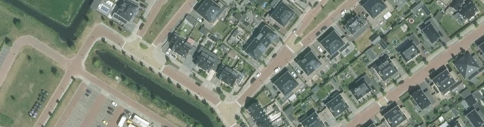 Luchtfoto van Wognum Bloesemgaerde
