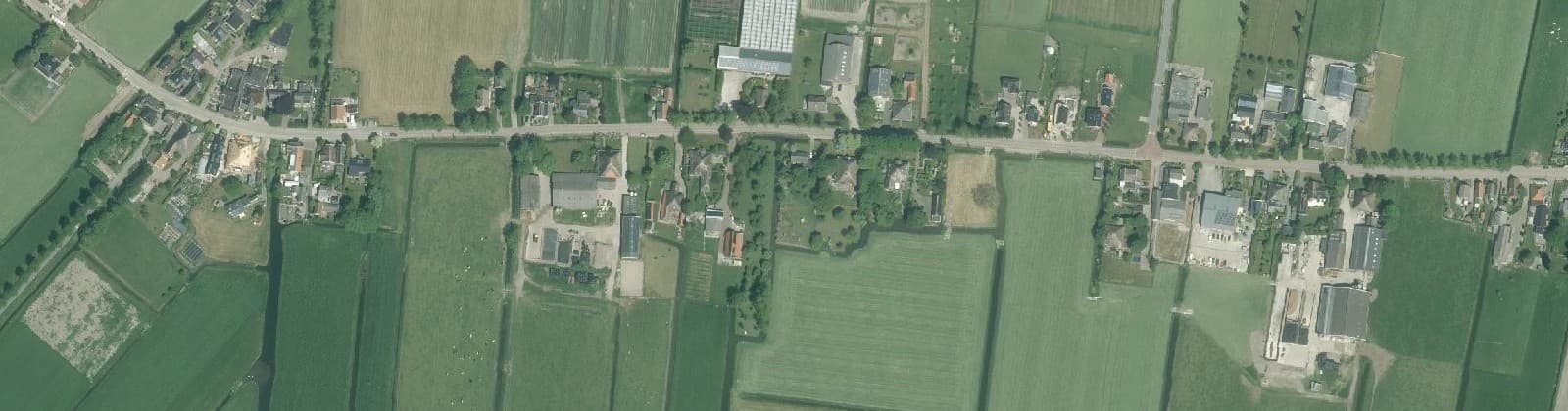 Luchtfoto van Wognum Wadway