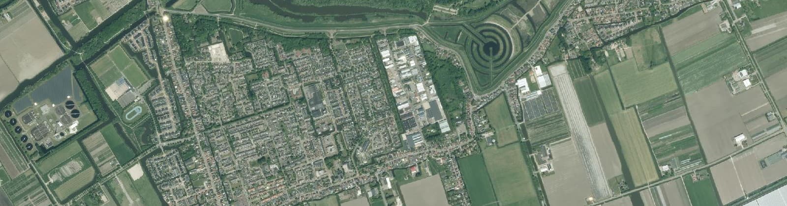 Luchtfoto van Wervershoof Oost