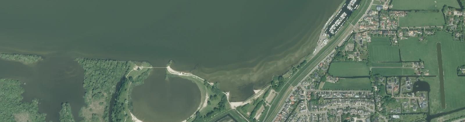 Luchtfoto van Andijk Vooroever