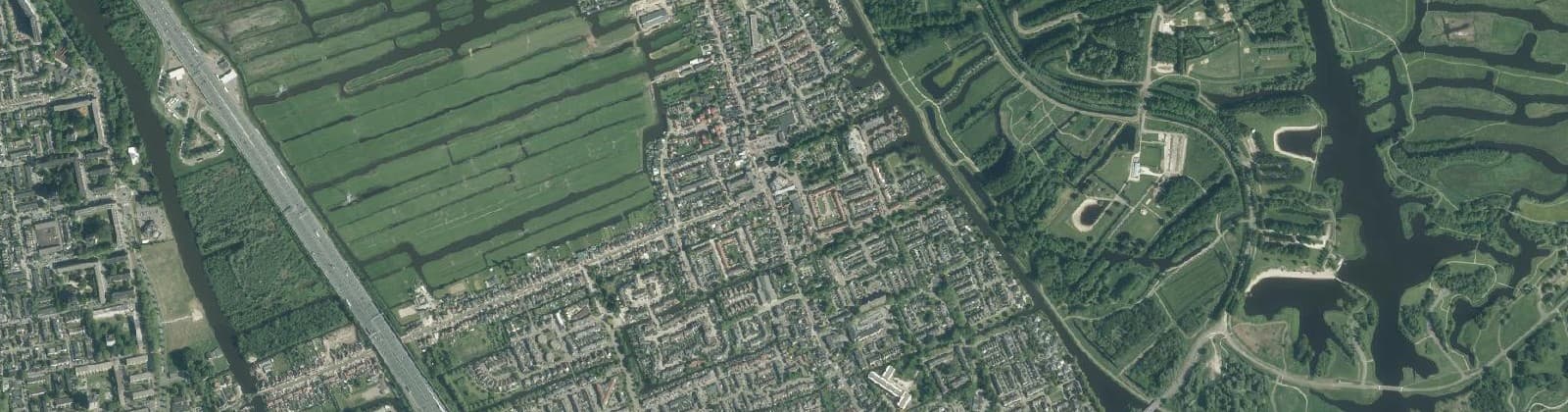 Luchtfoto van Kerkbuurt