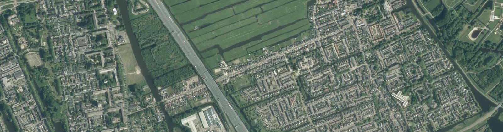 Luchtfoto van Kerkstraat