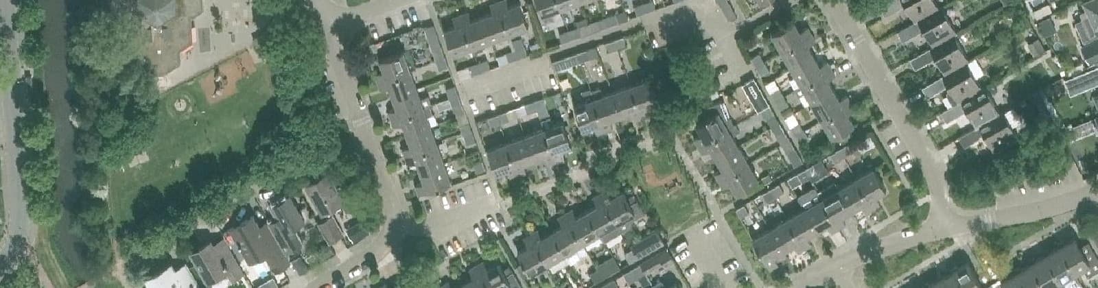 Luchtfoto van Planetenbuurt