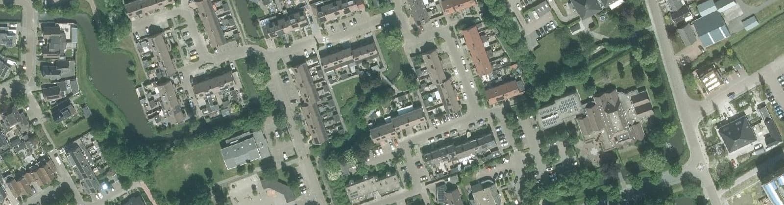 Luchtfoto van Weidebloem Oost