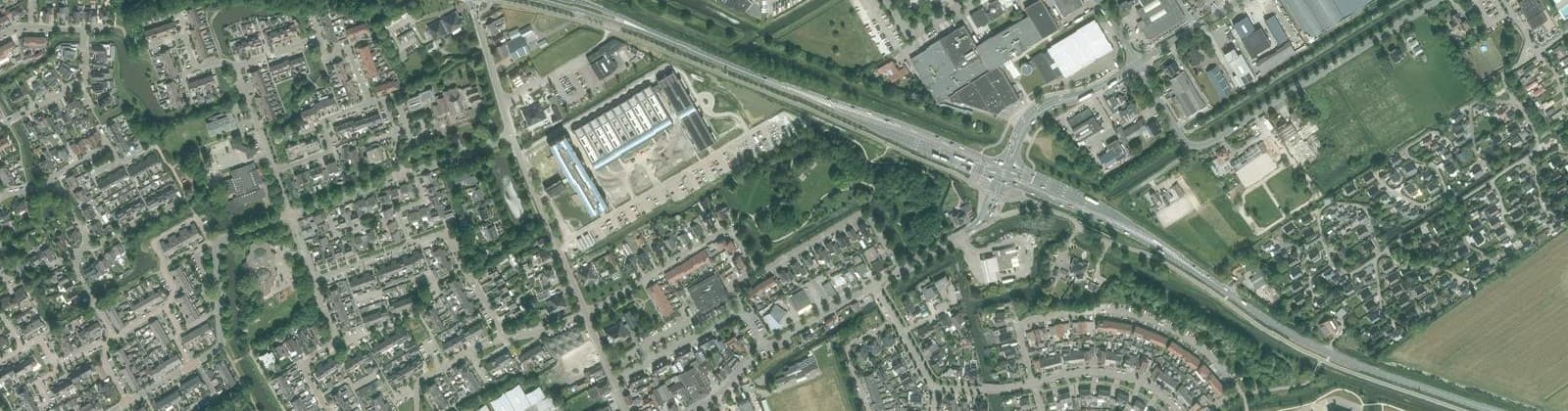 Luchtfoto van De Glazen Wagen