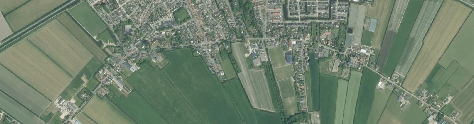 Luchtfoto van Spanbroekerweg Kern