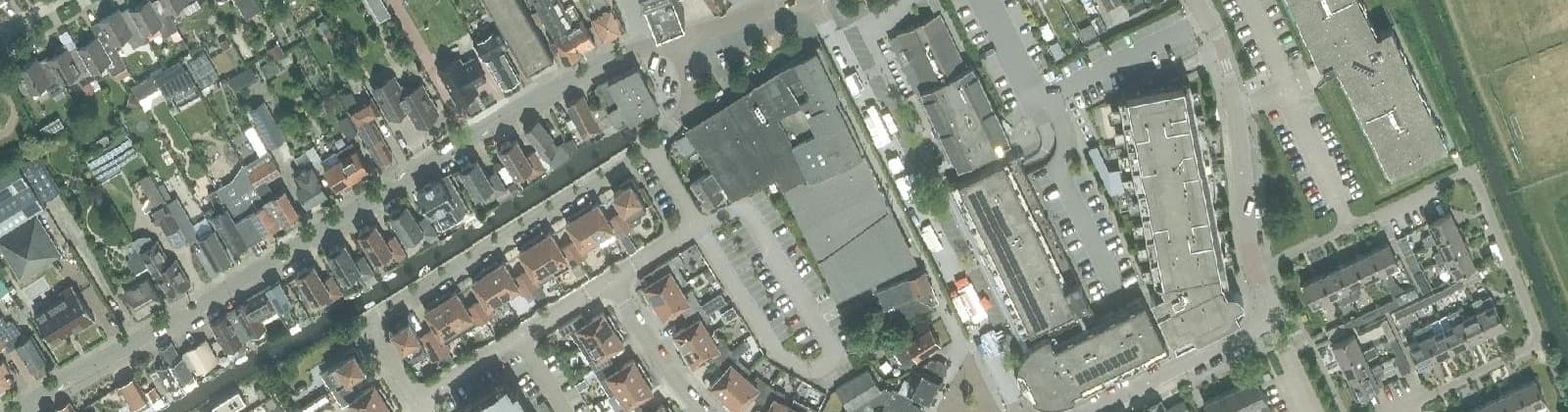 Luchtfoto van Spanbroek Centrum