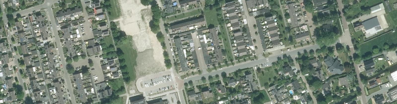 Luchtfoto van Tussen Van Catz en Stolp
