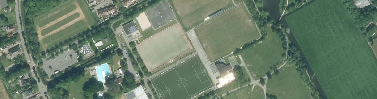 Luchtfoto van De Weijver