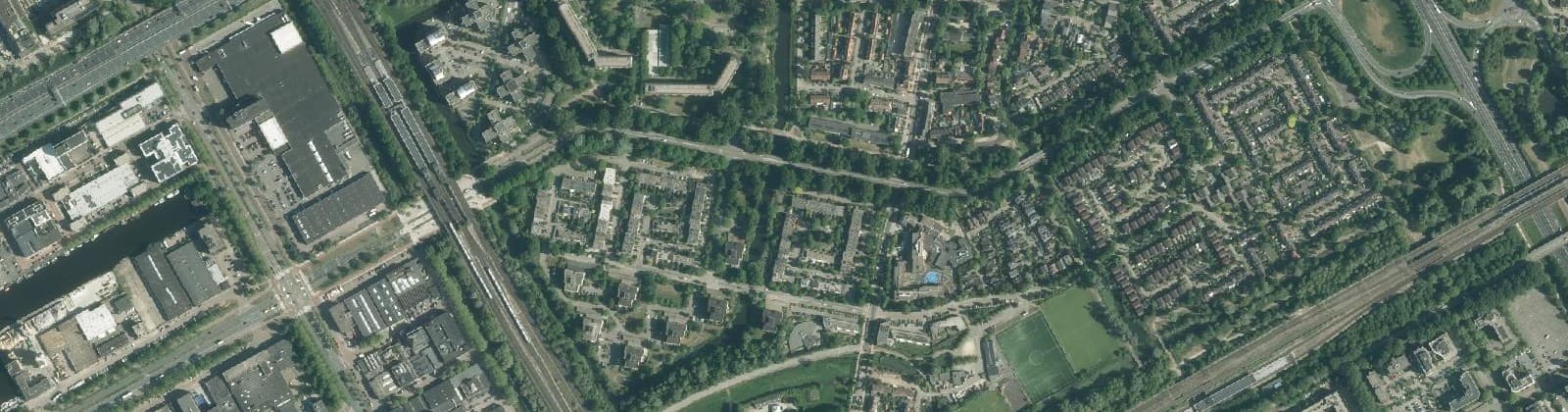 Luchtfoto van Duivendrecht