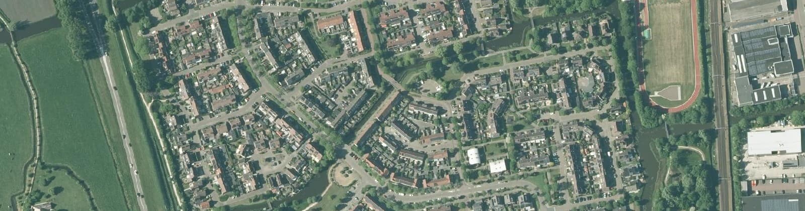 Luchtfoto van Muggenburg