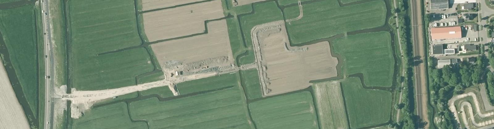 Luchtfoto van Muggenburg-Zuid