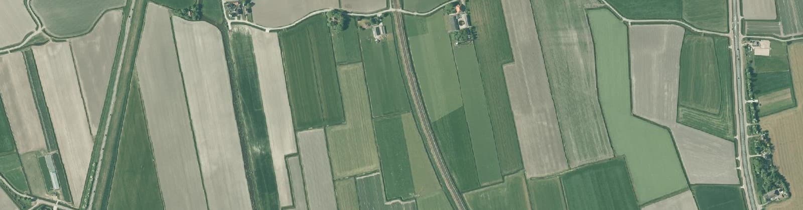 Luchtfoto van Tolke en Buitengebied