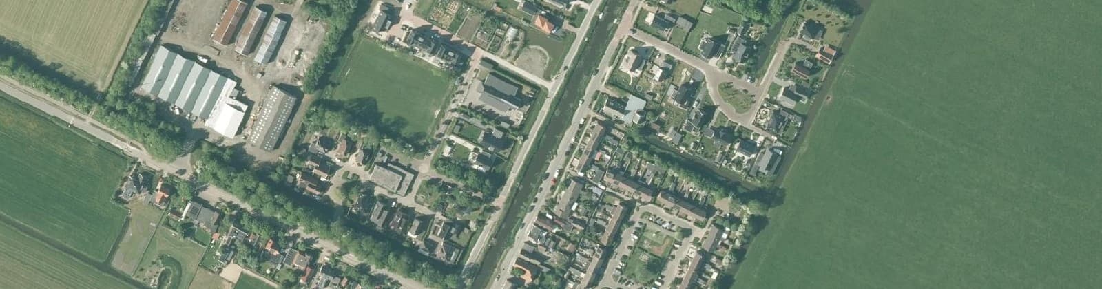 Luchtfoto van Burgerbrug (woonkern)