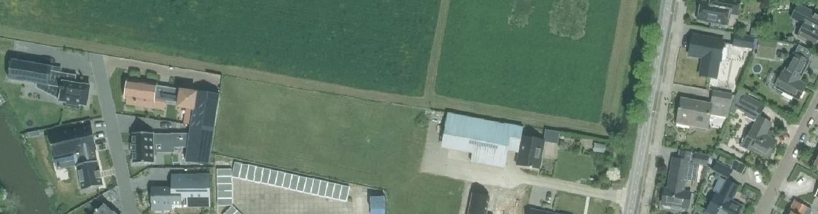 Luchtfoto van Huisweid en omgeving