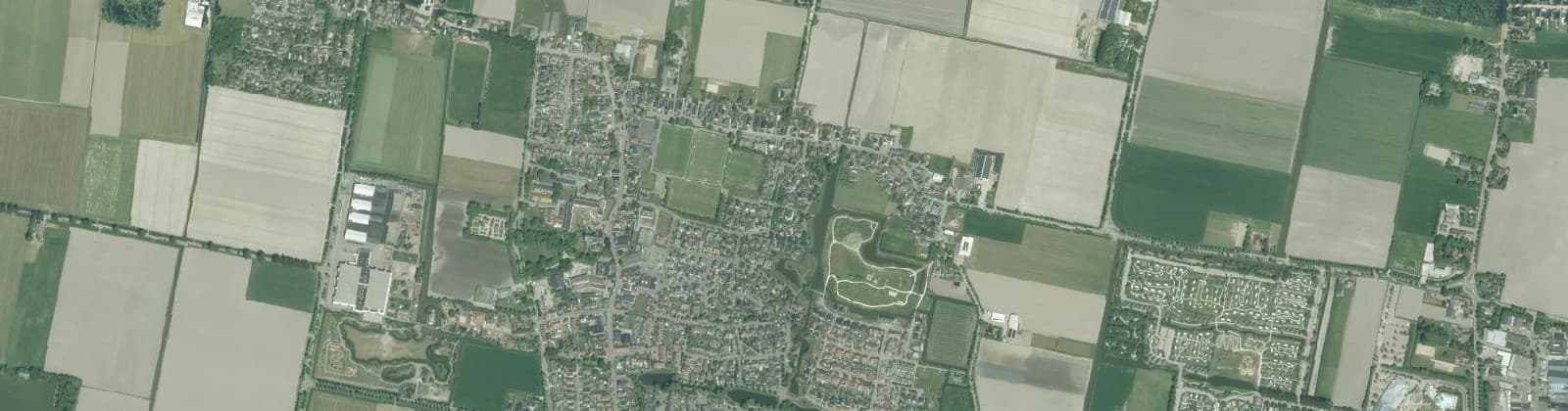 Luchtfoto van Buitengebied Tuitjenhorn