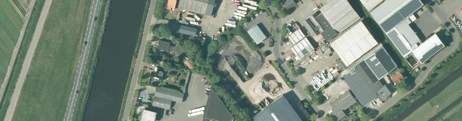 Luchtfoto van Kolksluis