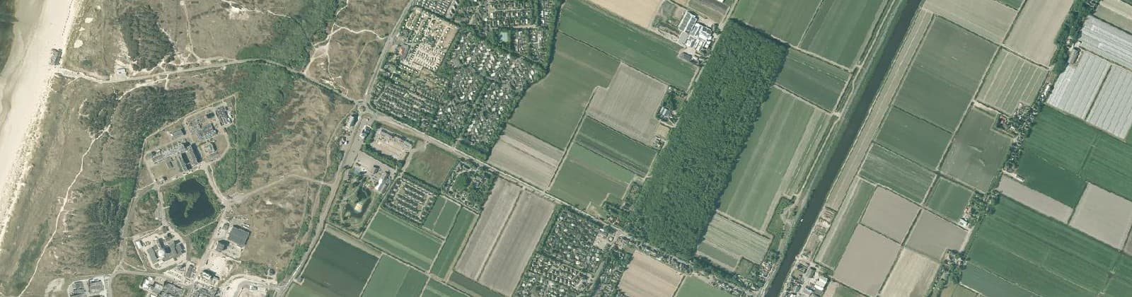 Luchtfoto van Buitengebied Sint Maartensvlotbrug