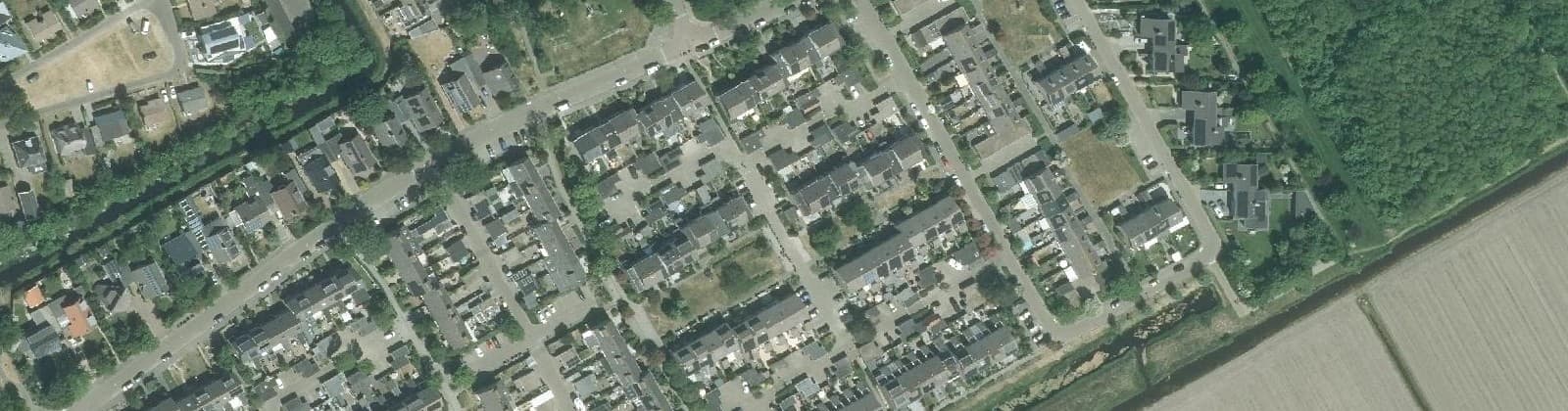Luchtfoto van Uyterland