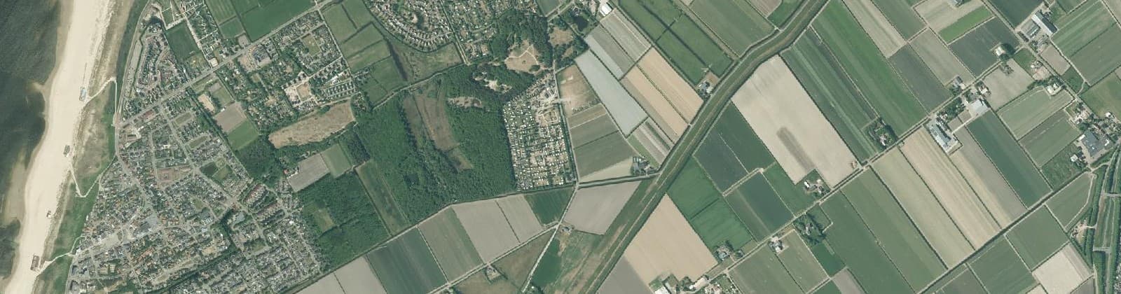 Luchtfoto van Buitengebied Callantsoog-Oost