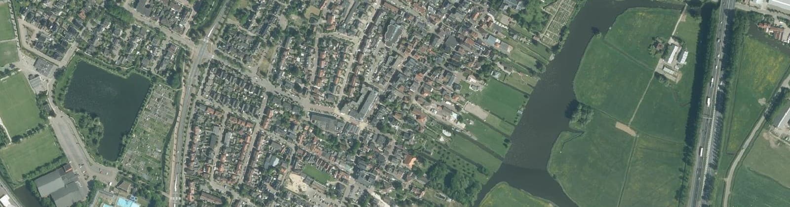 Luchtfoto van Oude Dorp