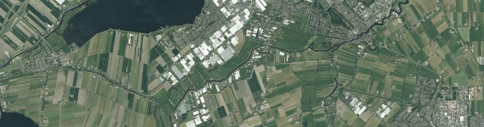 Luchtfoto van Veenweidegebied