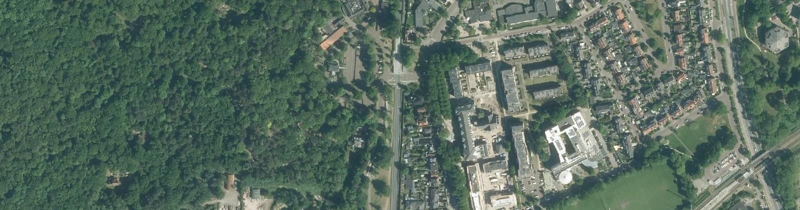 Luchtfoto van Driehuis-Dorp