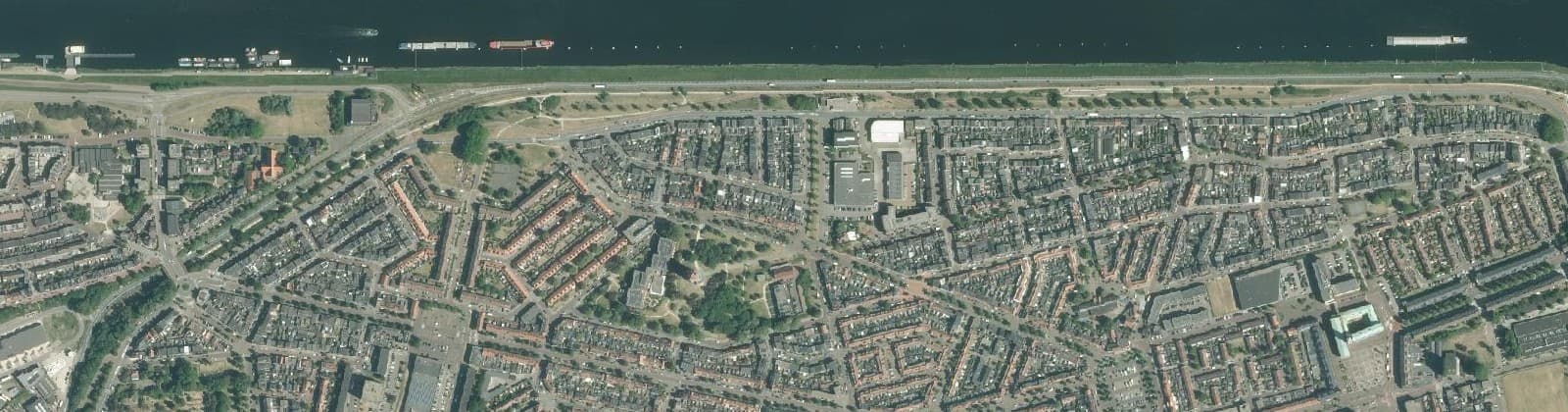 Luchtfoto van Zeeheldenbuurt