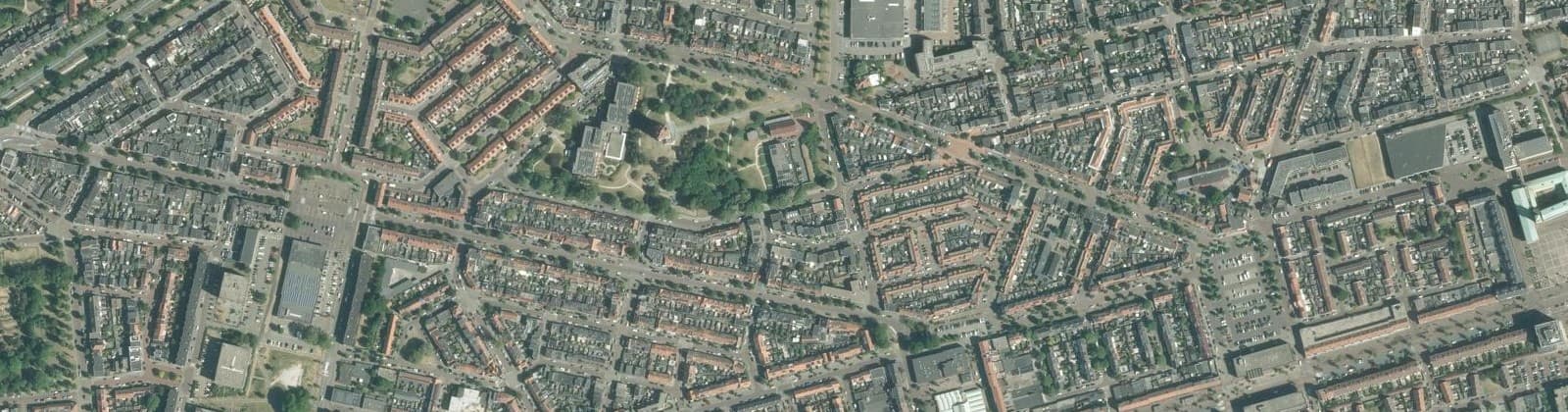 Luchtfoto van Natuurkundigenbuurt