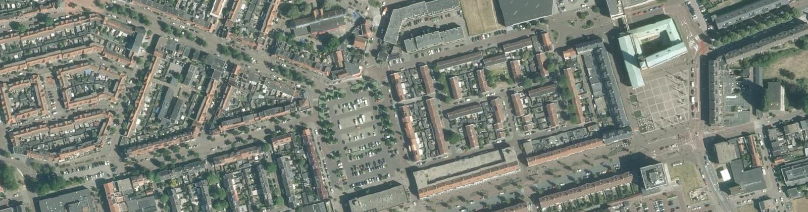 Luchtfoto van Stadhuisbuurt